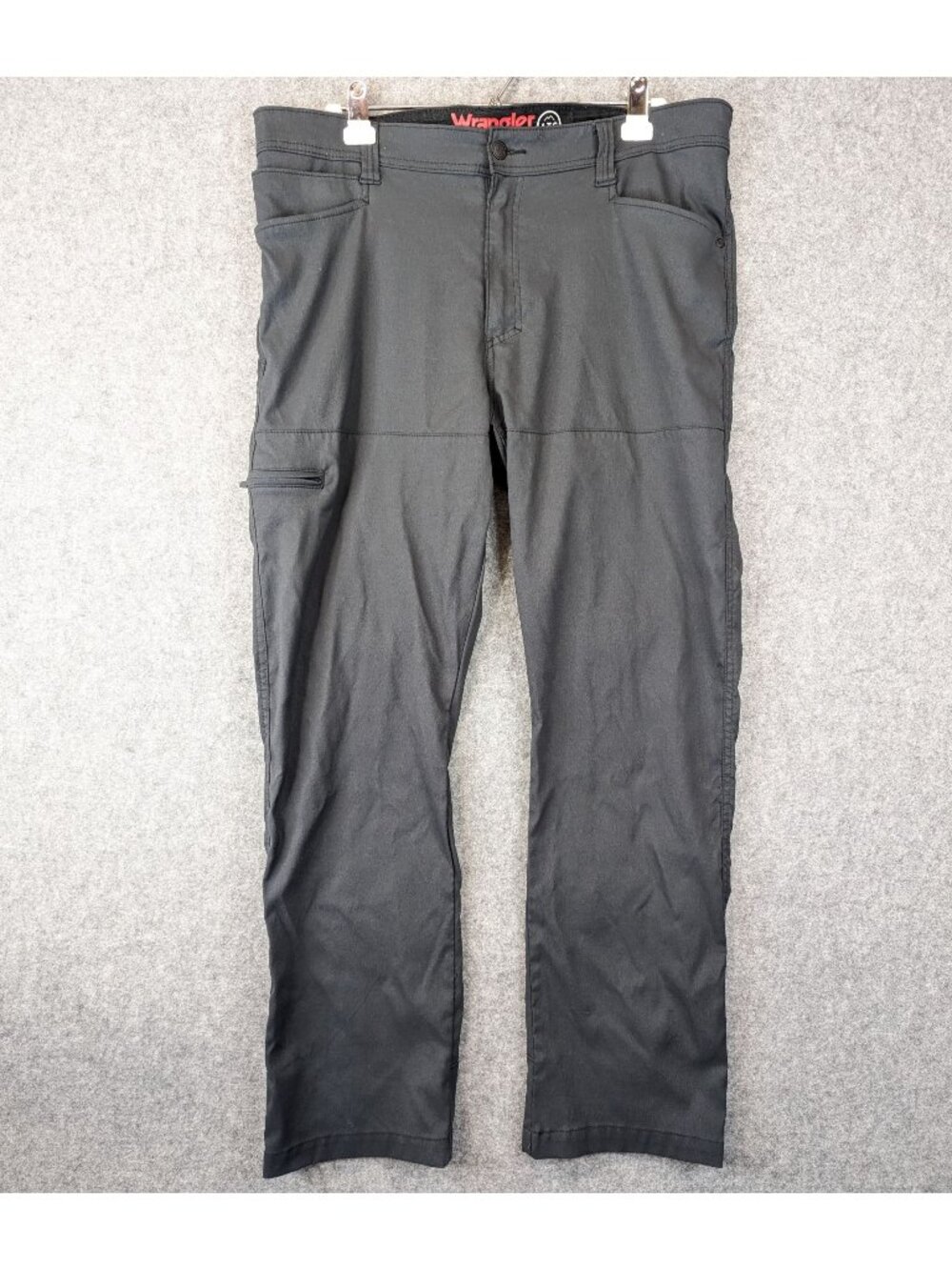 Wrangler ATG Utility Pants Mens 36 x 31 Gray Stretch Durable All Terrain Cargo
